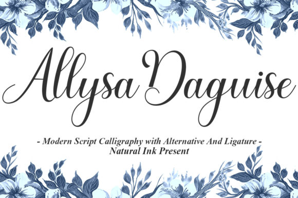 Allysa Daguise: A Premium Script Font for Web Design