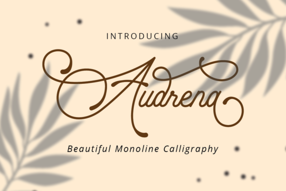Audrena: A Flowing Handwritten Font for Elegant Branding