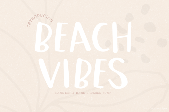 Beach Vibes: A Bold Handwritten Font for Crafters