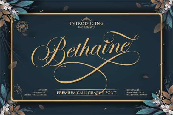 Bethaine: A Premium Script Font for Modern Marketers