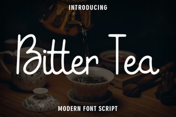 Bitter Tea: A Premium Handwritten Font for Brand Identity