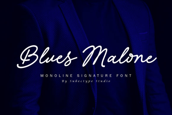 Blues Malone: A Modern Handwritten Font for Web Design