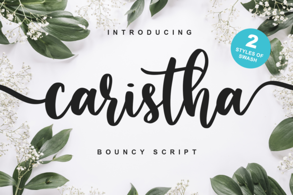 Caristha: A Soft Script Font for Editorial Warmth