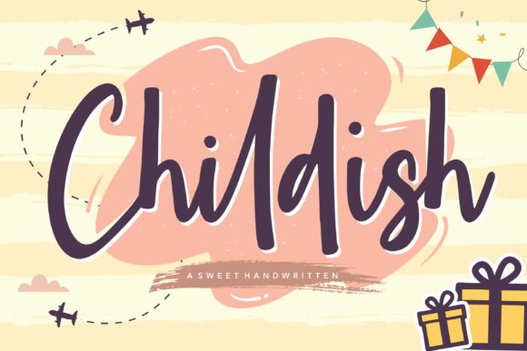 Childish: A Sweet Handwritten Font for Editorial Design