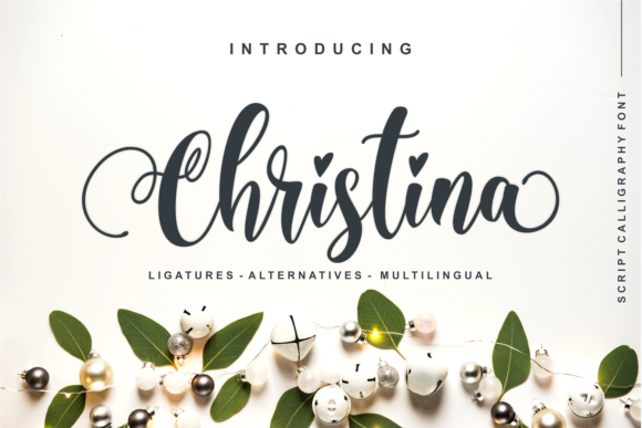 Christina: A Romantic Script Font for Branding