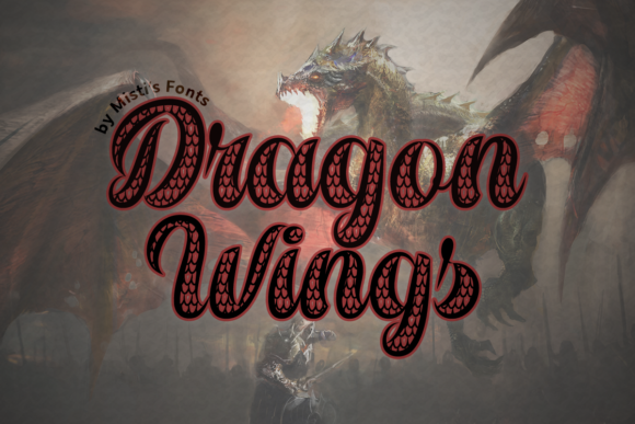 Dragon Wings: A Handwritten Font for Brand Identity