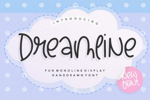 Dreamline: A Playful Handwritten Font for Crafters