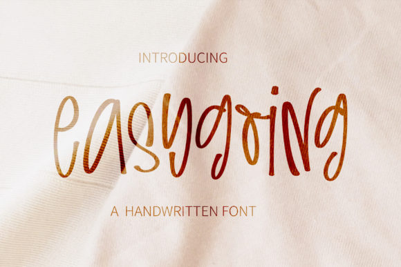 Easygoing: A Relaxed Handwritten Font for Branding