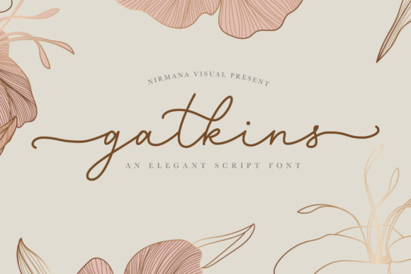 Gatkins: A Romantic Script Font for Campaigns
