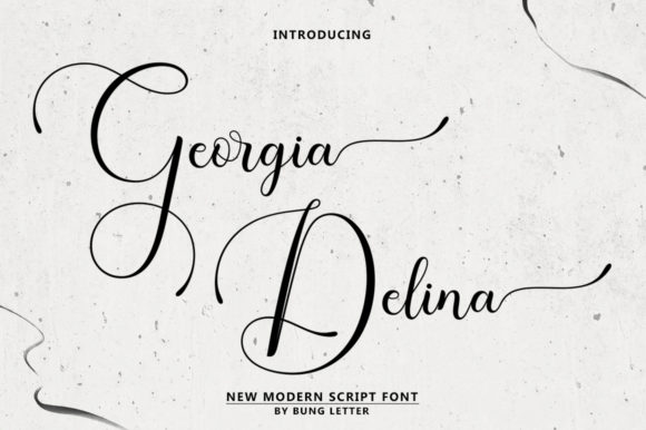 Georgia Delina: A Romantic Typeface for Small Business
