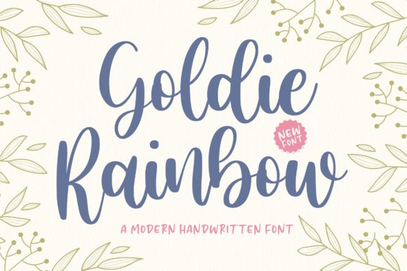 Goldie Rainbow: A Flowing Handwritten Font Review