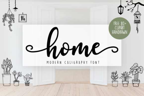 Home: A Sweet Script Font for Small Business Branding