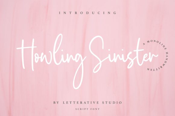 Howling Sinister: A Premium Handwritten Font for Brands