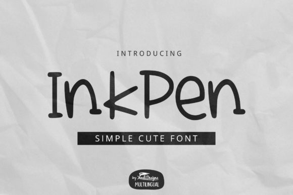InkPen: A Quirky Handwritten Font for Editorial Design