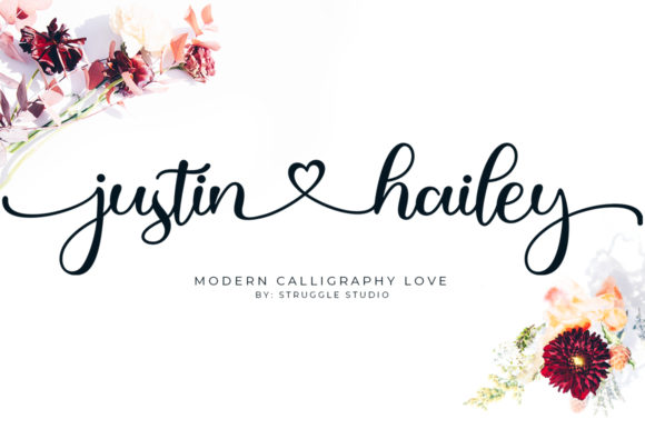 Justin Hailey Modern Font for Business Branding