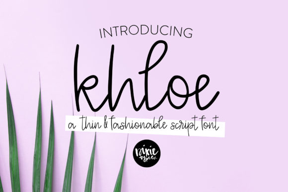Khloe: A Modern Handwritten Font for Web Design