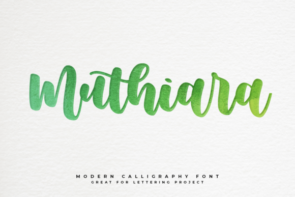Muthiara: A Timeless Script Font for Web Design