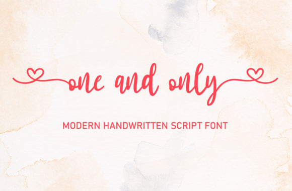 One and Only: A Modern Handwritten Font for Branding