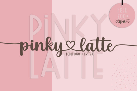 Pinky Latte: A Dainty Script Font for Web Design