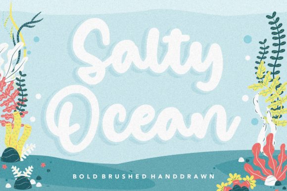 Salty Ocean Font Review: A Timeless Script for Branding