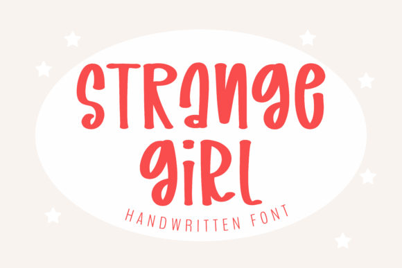 Strange Girl: A Handwritten Font for Your Brand