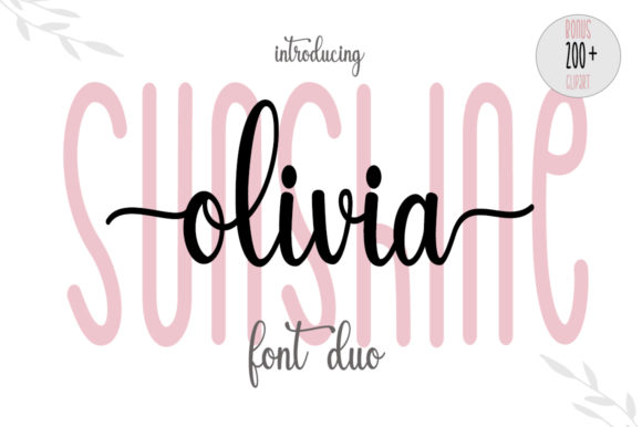 Sunshine Olivia: A Script Font for Branding