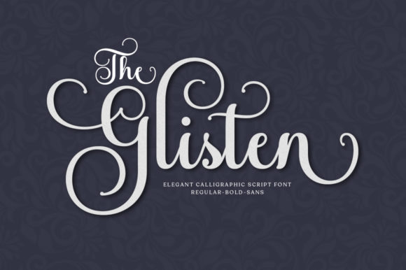 The Glisten: A Handwritten Font for Elegant Editorial Design