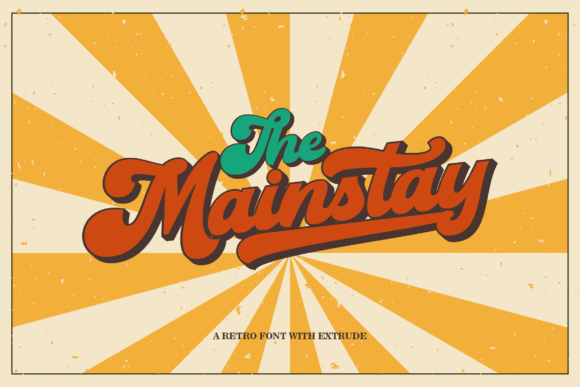 The Mainstay: A Bold Handwritten Font for Editorial Design