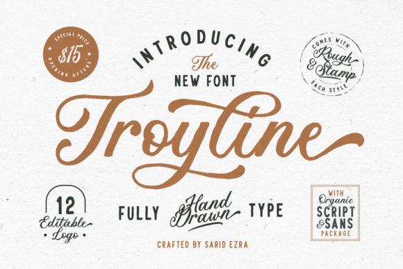 Troyline: A Retro Duo Font for Modern Marketing